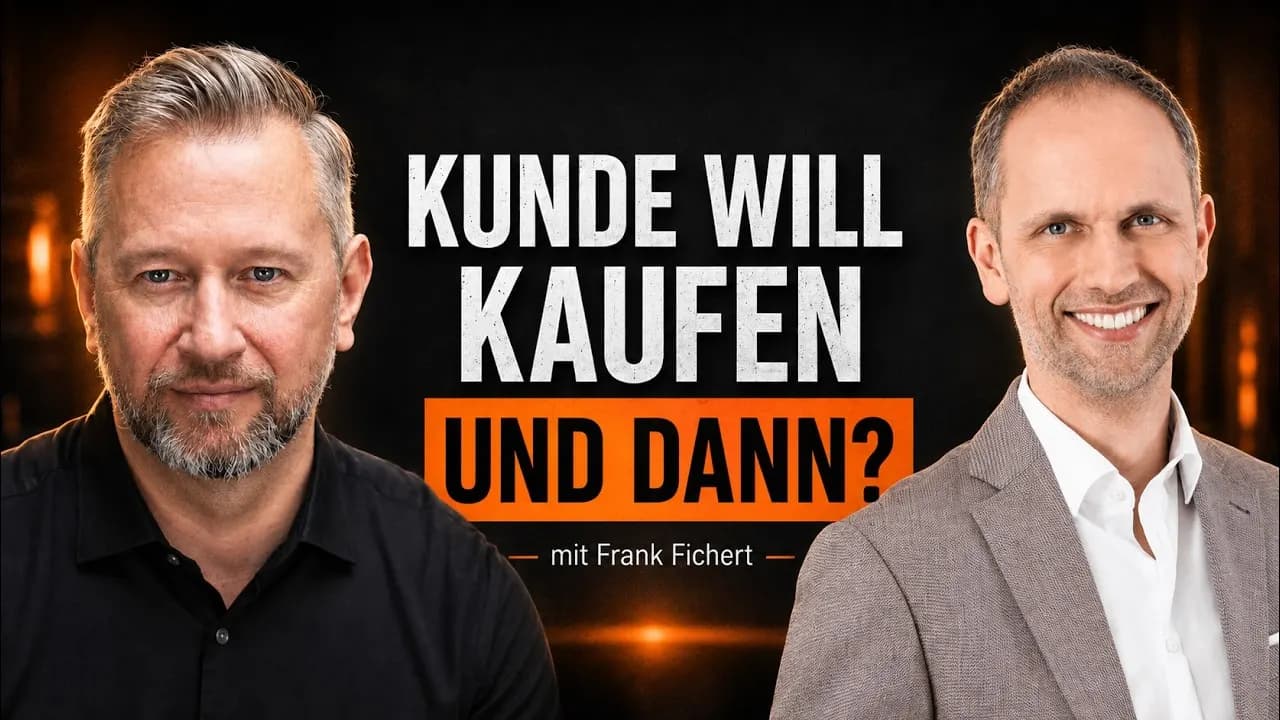 Vorschau des Videos zu Frank Fichert, Praxis-Verkaufstrainer und Geschäftsführer der Sales Quality